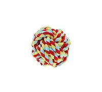 Nuts For Knots Twist-Tee"" Cotton Ball Dog Toy" | Cotton rope ball dog toy - machine washable dental toy for fetch and chew