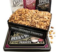 Nuts Gift for Men, Unique Flavored Peanuts in a Gift Box Tin, Great Gift for Men, Birthday or Holidays - 1 lb