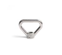 Nuts,Hand Nut 1pc M8-M24 304 Stainless Steel Circle/Triangle Eye Nut Eye Nut Ring Nuts(M24 (1Pcs))