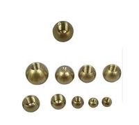 Nuts,hardware nuts, Brass Ball Nut Ball Dia Light Cap Nut Cover Thread Tube End Decoration Fastener(J M10x20)