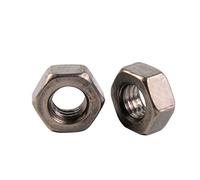 Nuts M2 .5 M3 M4 M5 M6 M8 M10 M12 Titanium Hex Nut(M2.5 10pcs)