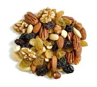 Nuts Pick Mixed Nuts and Raisins 1kg, Almonds Hazelnuts Walnuts Brazil Nuts Pecans with Raisins, Healthy Snack, Premium Resealable Pouch