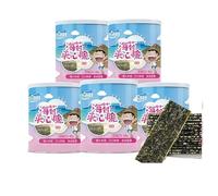 Nuts sesame seaweed crisp, nori, freeze-dried seaweed 45g/can, almond seaweed, nutritious vegetable snacks, healthy instant breakfast, Dim sum, leisure snacks (Sesame flavor,2 cans)