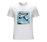 NUTS SNACKS 1980'S Pop Legend Mike Oldfield Tubular Bells T-Shirt Unisex White M