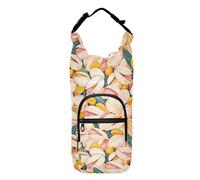 Nuts Water Bottle Sling for Walking Zippered Drawstring Backpack with Bottle Holder Waterbottle Holder Fits 20/24/32/40 oz Bottles, Nuts, 1 size, Claasic