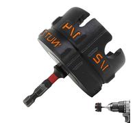 Nuts Zipper Tool, Hex Drill Removal Tool, Nut Zipper Drill Attachment, Universal 1/4",3/8",1/2" Threaded Rod Spinner for Fast Nut and Bolt Removal, Wing Nuts Driver Drills Bit