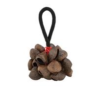 Nutshell Handbell Shell Nut Shaker, Handcrafted Wooden Wind Chimes, Rattle Accompaniment for Holiday Concerts, Unique Sound Handheld Bell Gift (C)