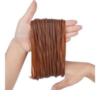 NUTTDOO Large Elastic Rubber Bands,50PCS Heavy Duty Strong Elastic Bands Wide Rubber Band for Office Supply School Home, Securing Trash Can Garbage Cans, File Folders, 20cm/ 7.87inch