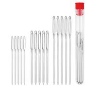 NUTTDOO Large Eye Blunt Needles,15 PCS Hand Sewing Needles Yarn Knitting Needles,3 Sizes.