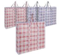 NUTTDOO Laundry and Storage Bag,5 Pack Strong Extra Large Storage Laundry Zipped Bag,Large Reuable Bag 60x60cm