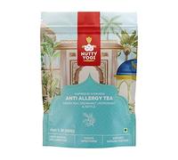 Nutty Yogi Anti Allergy Tea | Herbal Green Tea with Spearmint, Peppermint and Nettle Leaves I 50g | Makes 30 Cups per Pack I Mint Aroma and Benefits of Nettle