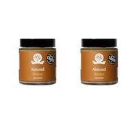 Nutural World - Crunchy Almond Nut Butter (170g) Great Taste Award Winner - 100% Pure Single Ingredient (Pack of 2)