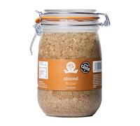Nutural World - Crunchy Almond Nut Butter (1kg) - Glass - Great Taste Award Winner - 100% Pure - single ingredient *** New Packaging ***