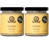 Nutural World - Crunchy Cashew Nut Butter (170g) Great Taste Award winner (Pack of 2)