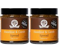 Nutural World - Crunchy Hazelnut and Carob spread (170g) (Pack of 2)