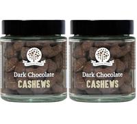 Nutural World - Dark Chocolate Cashews - 85g (Pack of 2)