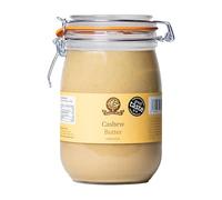 Nutural World - Smooth Cashew Nut Butter (1kg) *** Reusable Glass Jar *** Great Taste Award Winner - 100% Pure - single ingredient