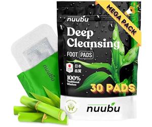 Nuubu Foot Patches 30 Pcs Natural Foot Pads