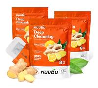 Nuubu Ginger Foot Patches 30 Pcs Natural Foot Pads