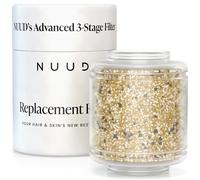 NUUD Replacement Filter for NUUD Filtered Shower Head, Helps Remove Chlorine, Heavy Metals and Impurities for Healthier Scalp, Skin and Hair, High Pressure Shower Head Filter