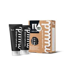 Nuud - Smarter Pack Black - New Formula - Natural Vegan Cream Deodorant Against Sweat Odour - Natural Cosmetics without Aluminium, Alcohol, Chemicals and Animal Testing - 2x 20ml