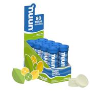 Nuun Sport Electrolyte Tablets | Hydration with Vitamin C | Vegan, Gluten-Free, No Artificial Sweeteners | Lemon Lime Flavor, 8 Pack (80 Tablets)