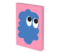 nuuna Notebook A5+ | Graphic L - Sweet Joe | 3.5 mm Dot Grid | 256 Numbered Pages | 120 g Premium Paper | Rose Leather | Sustainably Produced in Germany