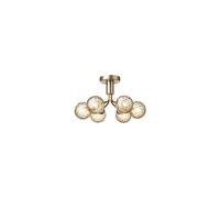 Nuura Apiales 6 Ceiling Light Brushed Brass/Optic Gold