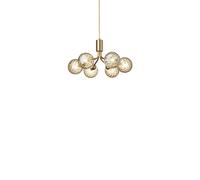 Nuura Apiales 6 Chandelier Brushed Brass/Optic Gold