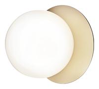 Nuura - Liila 1 Wall/Ceiling Lamp 165 mm, Nordic Gold / Opal - Gold