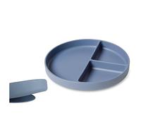 NUUROO Baby Silicone Suction Plate | Non-Slip Divided Plate for Babies & Toddlers | Food Grade Silicone | Dishwasher & Microwave Safe | Desinged in Denmark (Bering Sea)