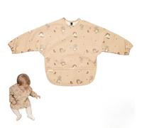 NUUROO Luna Coated Long-Sleeve Bib for Babies & Toddlers | Weaning Baby Bib with Sleeves Waterproof | Easy-Clean, Easy Wipe Coverall Weaning Bib | Full-Coverage Mealtime Protection (Unicorn)