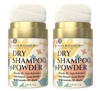 Nuva Botanicals Non Aerosol Dry Shampoo Powder with Biotin - Lavender Extract and Korean Ginseng - Volumizing Travel Size (0.42 oz, 2 Pack) - Gifts for Her
