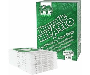 NUVAC VNR200-11 NVM-1CH NUMATIC HEPA-FLO VACUUM DUST BAGS PACK OF 10 NUM604015
