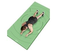 nuveti Large Exercise Mat (6'x 3'), Extra Wide Workout Mat for Men and Women, Yoga Mat Thick 1/2 Exercise Mats Non-Slip, Non-Toxic, Large Fitness Mat Perfect for Barefoot Exercise (Yoga, Pilates