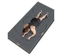 nuveti Large Exercise Mat (6'x 3'), Extra Wide Workout Mat for Men and Women, Yoga Mat Thick 1/2 Exercise Mats Non-Slip, Non-Toxic, Large Fitness Mat Perfect for Barefoot Exercise (Yoga, Pilates