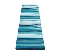 nuveti Yoga Mat Print Extra Thick TPE Non Slip Fitness Exercise Mat with Carrying Bag,72"x24" Extra Thick 6MM Exercise & Workout Mat for Yoga, Pilates Fitness and Floor Exercises