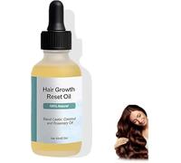 Nuvi Hair Growth Oil,Nuvi Hair Growth & Reset Oil,100% Natural HairGrowth Serum for Thickening Mask & HairLoss Treatment,Rosemary Hair Care Essential for All Hair Types (1 Pcs)