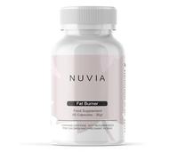 Nuvia Fat Burner - Weight Management Support - 60 Vegetarian Capsules Contains Caffeine - Manufactured in The UK - No Addictives - Slim Warriors