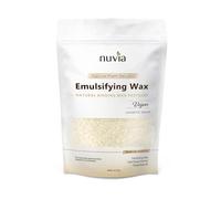 Nuvia Organics Emulsifying Wax, 100% Natural Plant Derived, NF, Cosmetic & Food Grade; 6oz