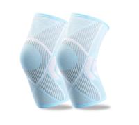 NuVigor 2 Pack Knee Support Brace for Men & Women, Knee Compression Sleeve, Compression Sleeves for Meniscus Tear, Joint Pain, ACL, M rthritis, Tendonitis, Sports, Ligament Injury, Running, Squats