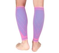 NuVigor Calf Compression Sleeve for Men And Women, 1 Pair, Shin Splints Support, Footless Calf Sleeves, Running Leg Socks for Pain Relief, Varicose Veins, Cramps, Muscle Torn, Fitness and Sports