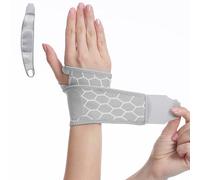 NuVigor Wrist Support Brace Splint for Carpal Tunnel, Adjustable Wrist Straps With Left and Right Hand for Men and Women, Breathable Hand Support for Arthritis Tendonitis Pain ReliefSprains Arthritis