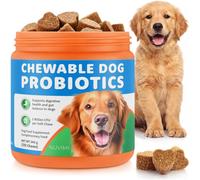 NUVIMI Probiotics for Dogs - 120 Chews - Helps Support Dog Gut Health - Chicken Flavoured Chewable Probiotic Supplement - Digestive, Immunity & Skin Enzymes