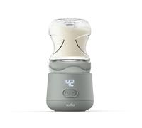Nuvita 1162 Universal Portable Baby Bottle Warmer - Fast Heating & Heat Retention, 4 Temperature Levels, Hermetic Anti-Drop Closure, Charges up to 8 Bottles | Sage Green