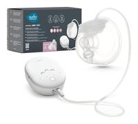 Nuvita Materno Smart Wear 1287W - Hands Free Wearable Electric Breast Pump - 3 Stage Technology, Customizable, Portable, Kit Available to Convert to Double Breast Pump