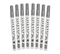 Nuvo Clear Embossing Marker Pen - Precision Fine Bullet Tip - Perfect for Freehand Drawing and Touch-Ups - Compatible with All Grades of Embossing Powder (Pack of 8)