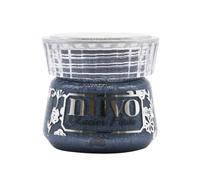 Nuvo - Glacier Paste - Iron Frost - 1909N | 50ml Jar | Shimmering Metallic Finish for Mixed Media & Craft Projects