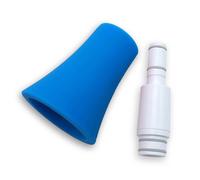 Nuvo jSax Straight Neck Conversion Kit White with Blue Trim