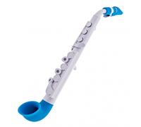 Nuvo jSax White with Blue Trim 2.0